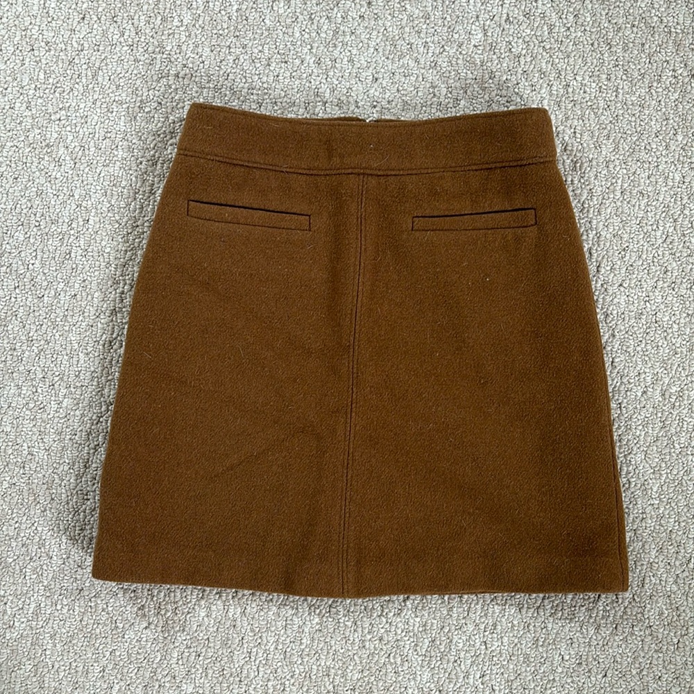 LOFT Wool Mini Skirt 00P